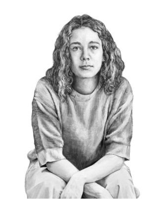 woman sitting with arms crossed woman sitting with arms crossed